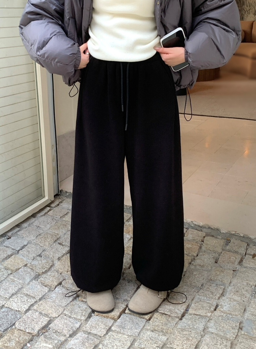 OLA韓國代購㊣女士新品熱賣25秋冬人氣職業時尚推薦休閑褲條紋mellor/OLA休閑褲