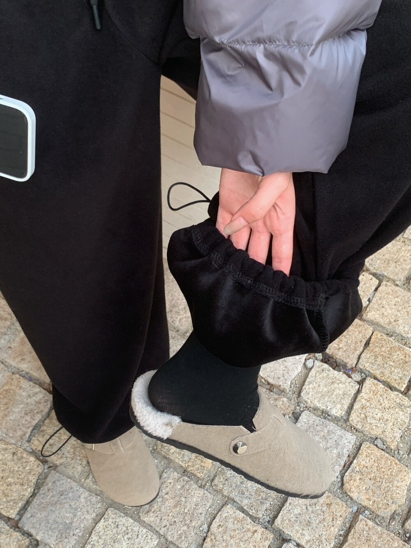 OLA韓國代購㊣女士新品熱賣25秋冬人氣職業時尚推薦休閑褲條紋mellor/OLA休閑褲