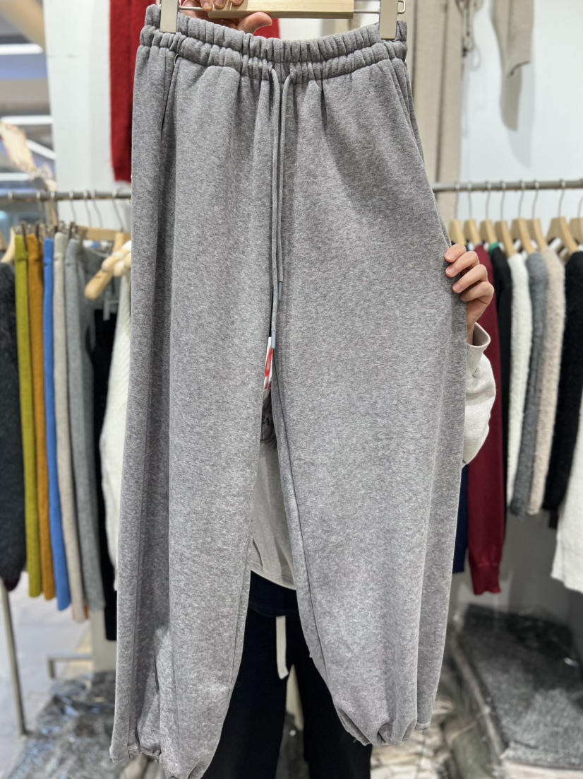 OLA韓國代購㊣女士新品熱賣25秋冬人氣職業時尚推薦休閑褲條紋mellor/OLA休閑褲圖色5