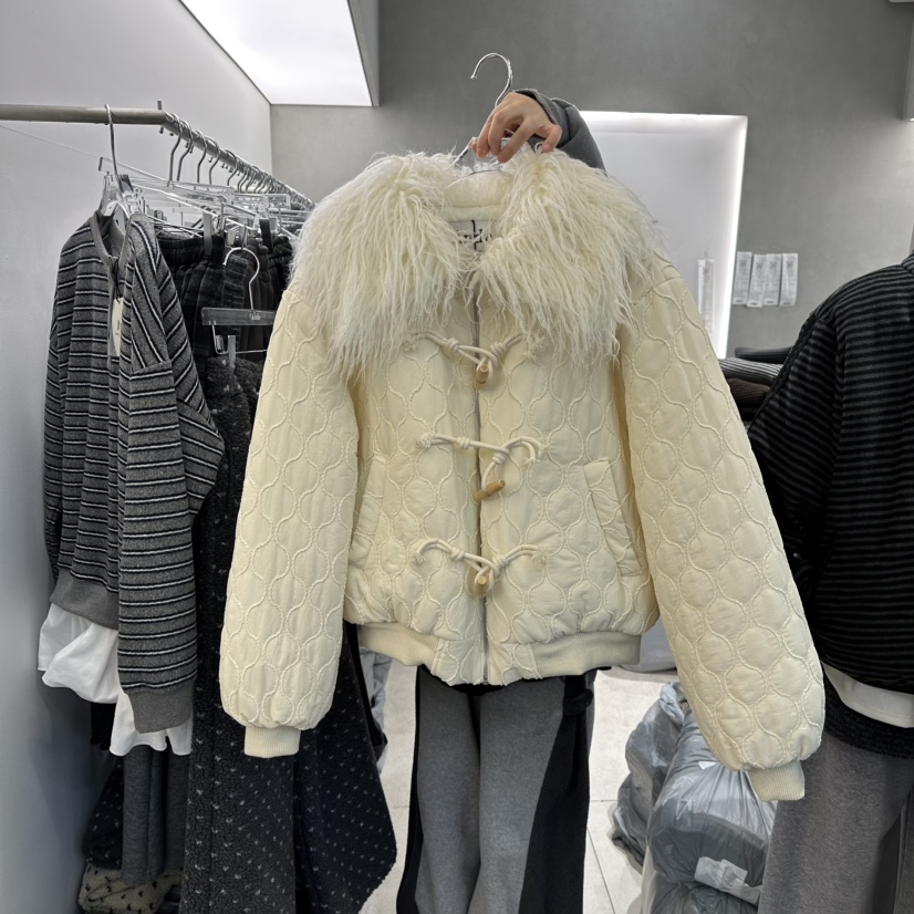 ANDE韓國代購㊣女裝新款休閑時尚人氣推薦職業熱賣短款羽絨服Ande短款羽絨服圖色1