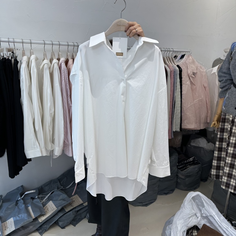 FLORAL東大門㊣實拍女士新款職業時尚25秋冬熱賣襯衫蕾絲衫FLORAL襯衫/蕾絲衫圖色1