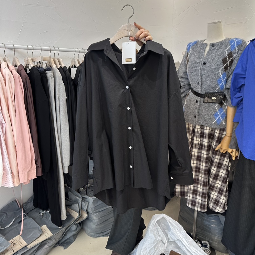 FLORAL東大門㊣實拍女士新款職業時尚25秋冬熱賣襯衫蕾絲衫FLORAL襯衫/蕾絲衫圖色2