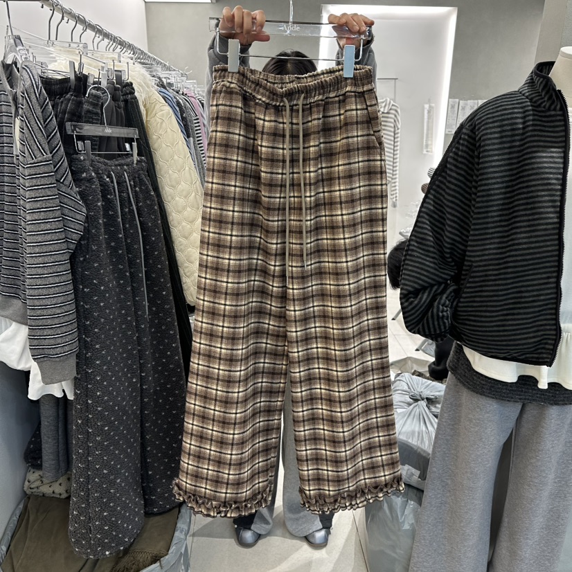 ANDE韓國直郵㊣女裝新款人氣25秋冬職業休閑時尚推薦休閑褲Ande休閑褲圖色1