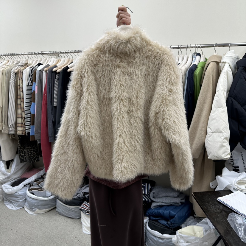 AMOEBA東大門㊣直郵女士新品職業25秋冬人氣休閑時尚短款大衣AMOEBA短款大衣