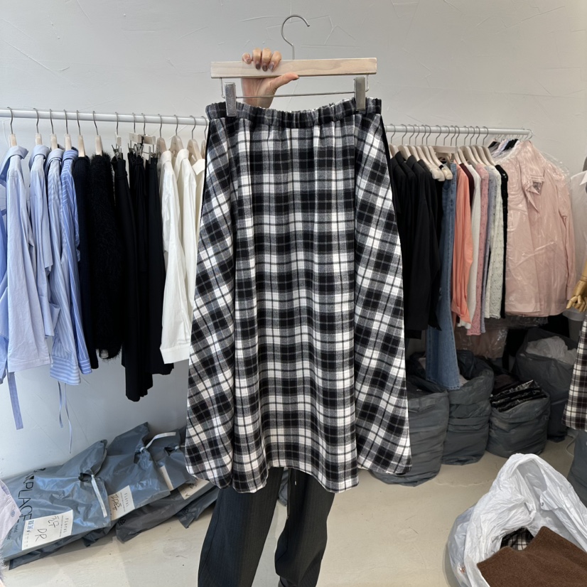 FLORAL東大門㊣實拍女裝新品休閑職業25秋冬時尚半身裙中短裙FLORAL半身裙/中短裙