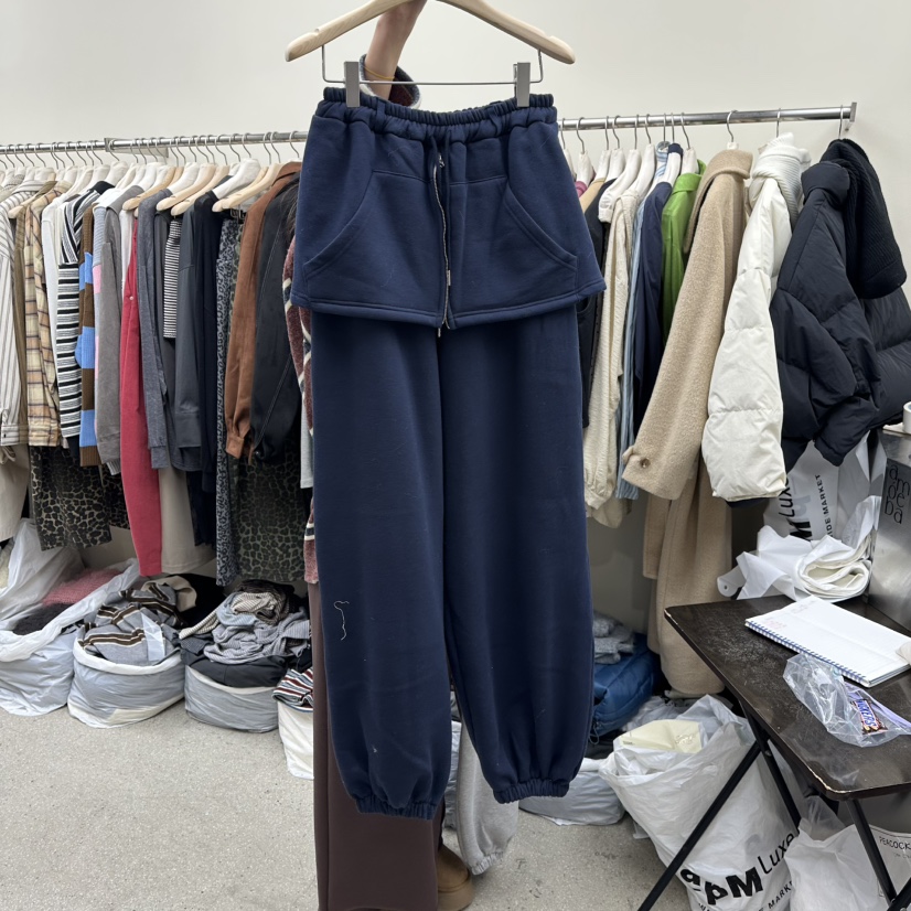 AMOEBA韓國直郵㊣女士新款休閑職業25秋冬時尚推薦熱賣裙褲AMOEBA裙褲圖色2