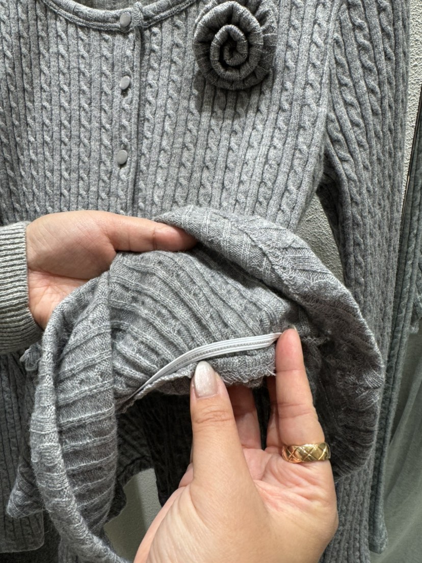 MARKE-P韓國直郵㊣女士新品熱賣職業時尚推薦針織衫套裝開衫MARKE-P針織衫