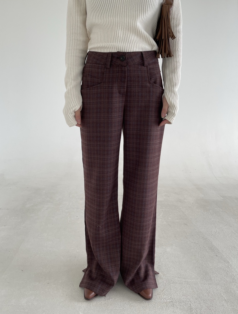 REIZ韓國代購㊣女士新款人氣時尚熱賣推薦25秋冬職業休閑褲REIZ休閑褲