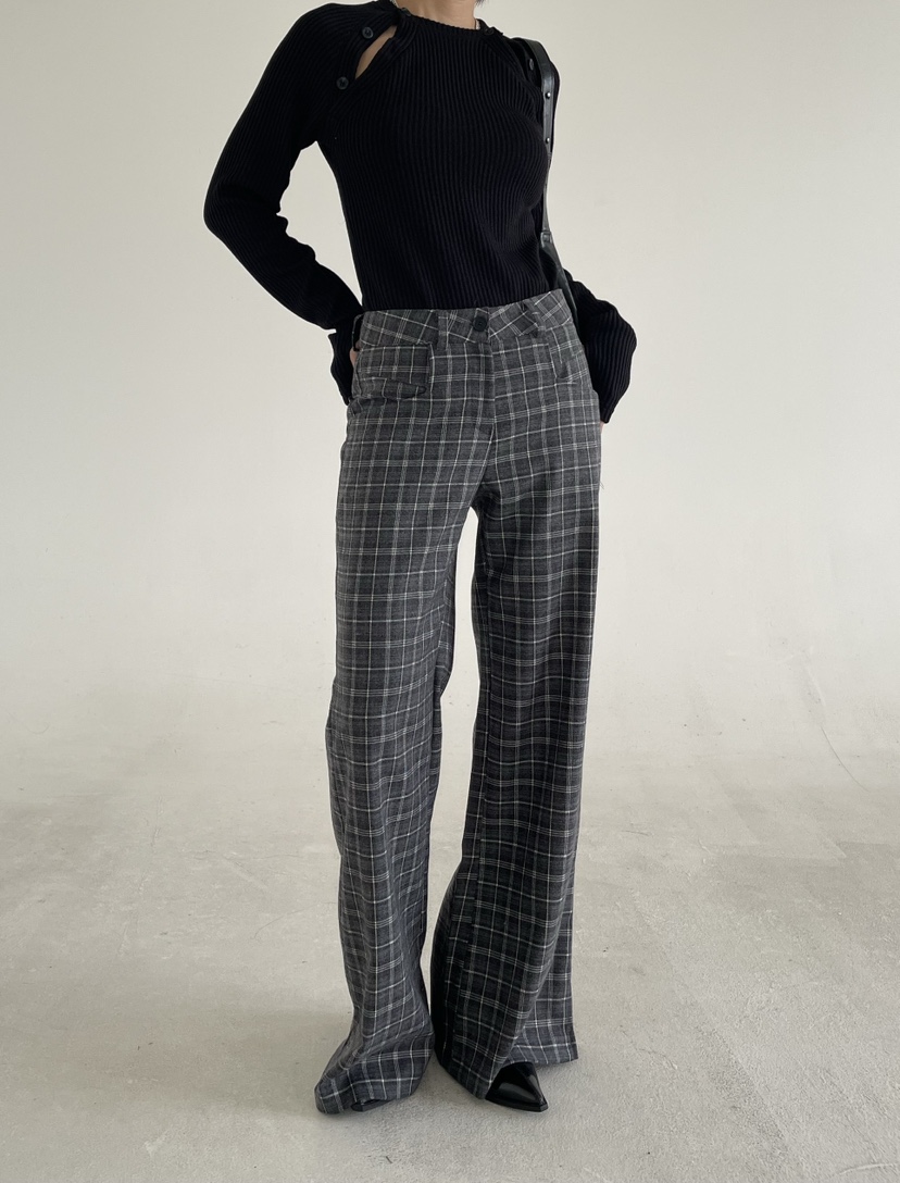 REIZ韓國代購㊣女士新款人氣時尚熱賣推薦25秋冬職業休閑褲REIZ休閑褲