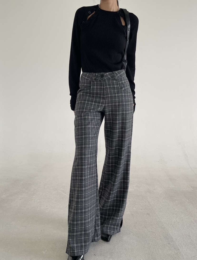 REIZ韓國代購㊣女士新款人氣時尚熱賣推薦25秋冬職業休閑褲REIZ休閑褲