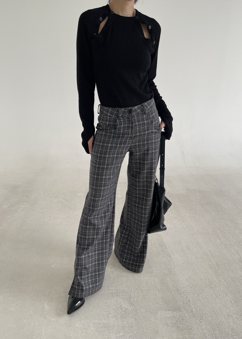 REIZ韓國代購㊣女士新款人氣時尚熱賣推薦25秋冬職業休閑褲REIZ休閑褲