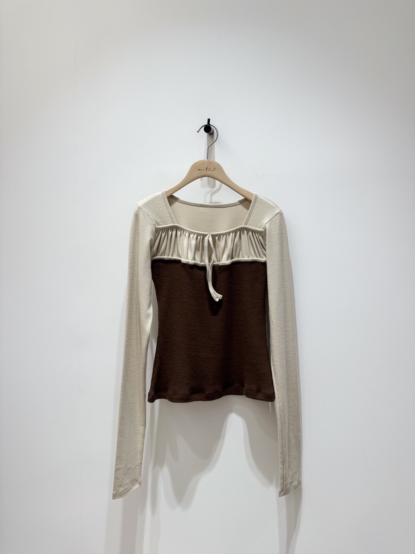 MELTED-P東大門㊣實拍女士新款時尚休閑熱賣人氣25秋冬長袖T恤MELTED-P長袖T恤