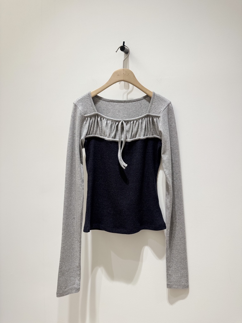 MELTED-P東大門㊣實拍女士新款時尚休閑熱賣人氣25秋冬長袖T恤MELTED-P長袖T恤