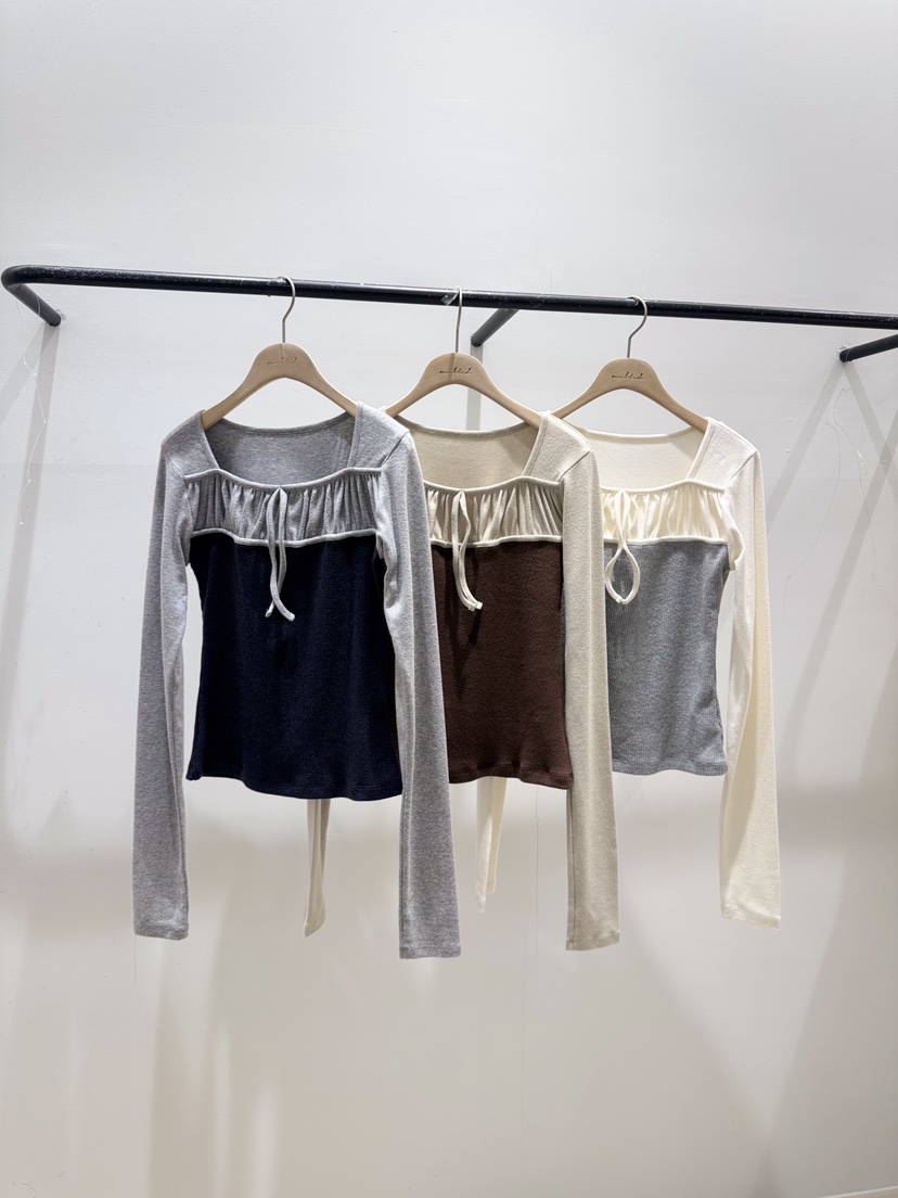 MELTED-P東大門㊣實拍女士新款時尚休閑熱賣人氣25秋冬長袖T恤MELTED-P長袖T恤