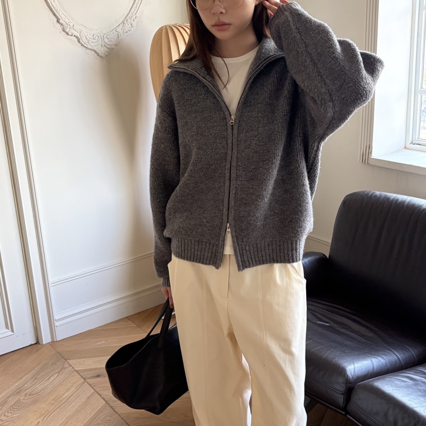 THE ABLE東大門㊣實拍女士新款25秋冬時尚熱賣職業休閑針織衫THE ABLE/TA針織衫