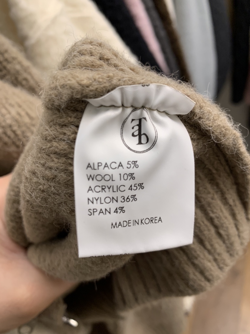 THE ABLE東大門㊣實拍女士新款25秋冬時尚熱賣職業休閑針織衫THE ABLE/TA針織衫