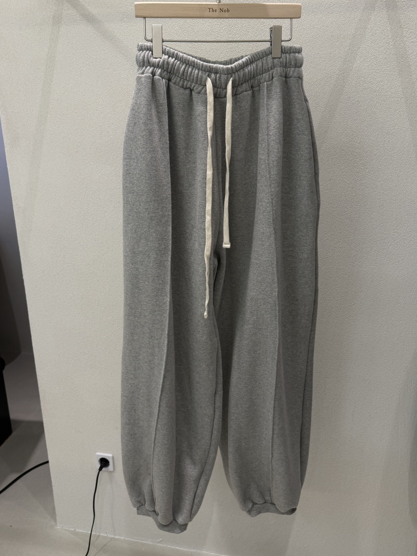 NOB東大門㊣實拍女裝新品職業25秋冬推薦時尚休閑休閑褲抓絨NOB休閑褲圖色1