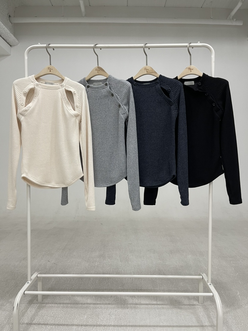 REIZ東大門㊣代購女士新品25秋冬熱賣時尚人氣推薦職業長袖T恤REIZ長袖T恤