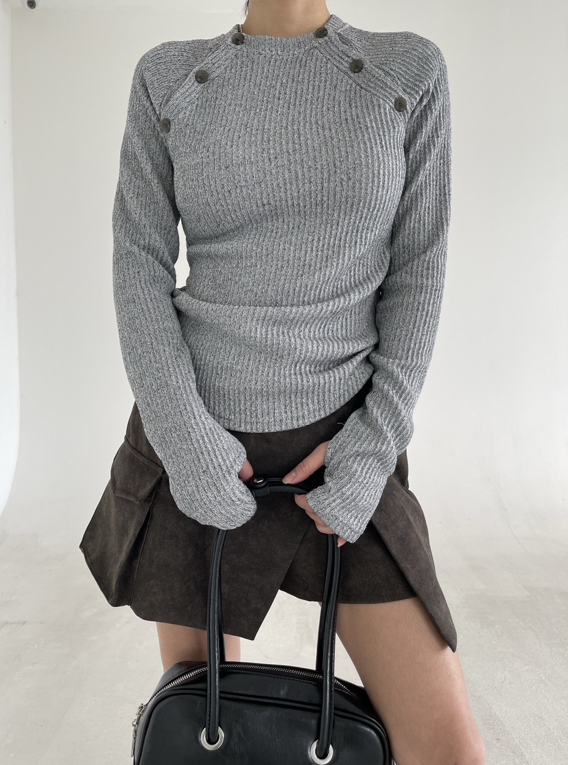 REIZ東大門㊣代購女士新品25秋冬熱賣時尚人氣推薦職業長袖T恤REIZ長袖T恤