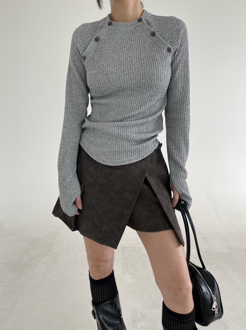 REIZ東大門㊣代購女士新品25秋冬熱賣時尚人氣推薦職業長袖T恤REIZ長袖T恤