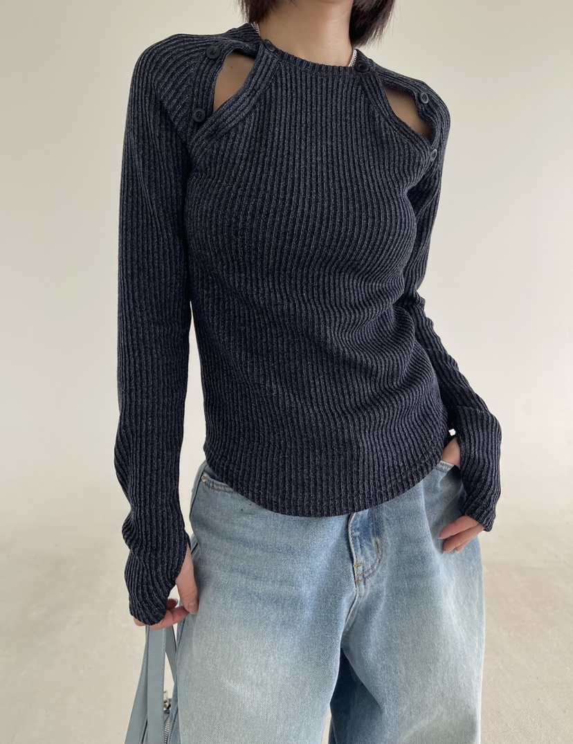 REIZ東大門㊣代購女士新品25秋冬熱賣時尚人氣推薦職業長袖T恤REIZ長袖T恤