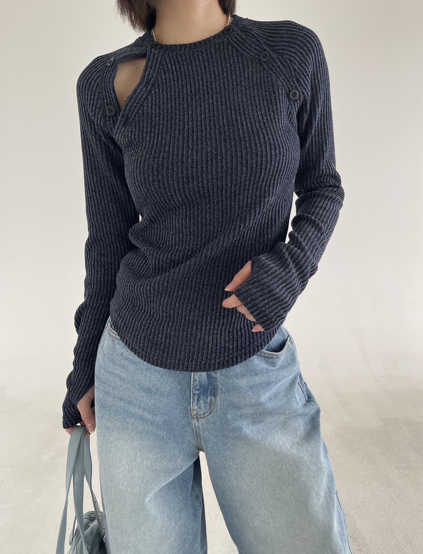 REIZ東大門㊣代購女士新品25秋冬熱賣時尚人氣推薦職業長袖T恤REIZ長袖T恤