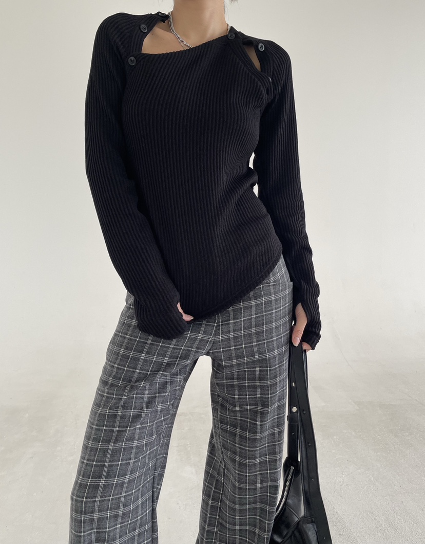 REIZ東大門㊣代購女士新品25秋冬熱賣時尚人氣推薦職業長袖T恤REIZ長袖T恤