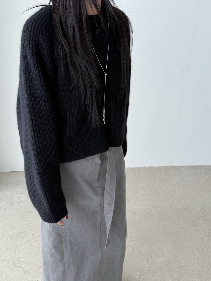 TAUPE韓國直郵㊣女士新款人氣休閑推薦時尚職業25秋冬長裙含腰帶TAUPE長裙