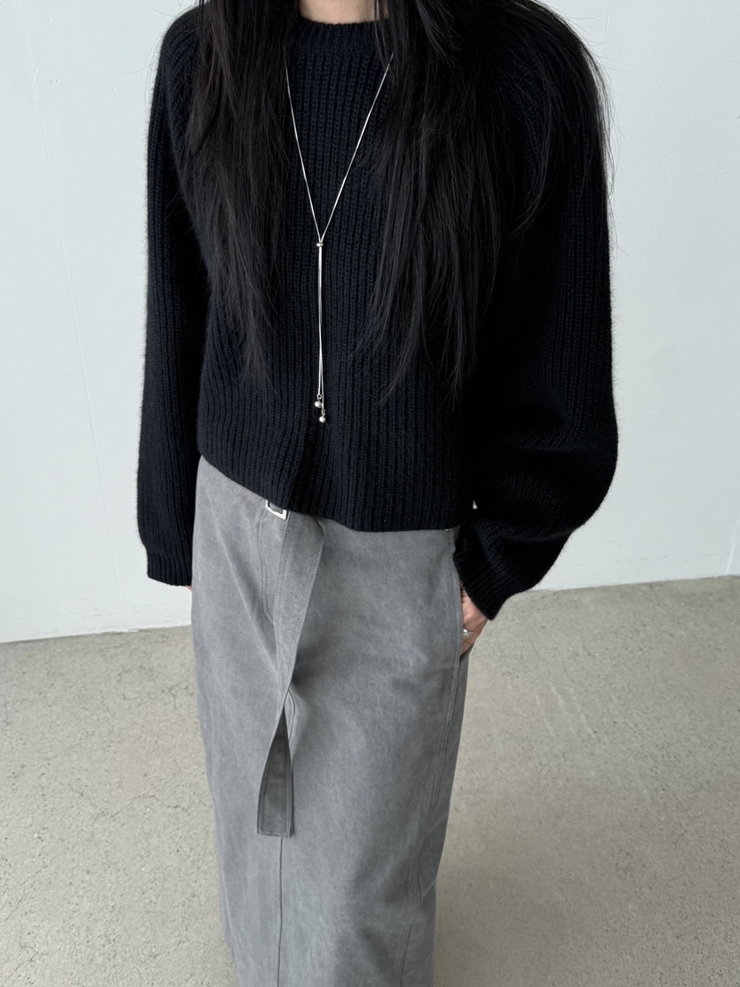 TAUPE韓國直郵㊣女士新款人氣休閑推薦時尚職業25秋冬長裙含腰帶TAUPE長裙