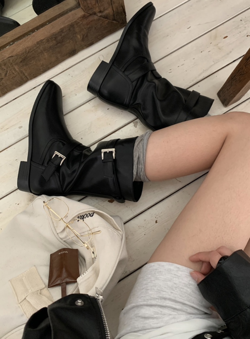 OPPA東大門㊣代購女裝新品時尚人氣職業熱賣推薦25秋冬靴子OPPA靴子