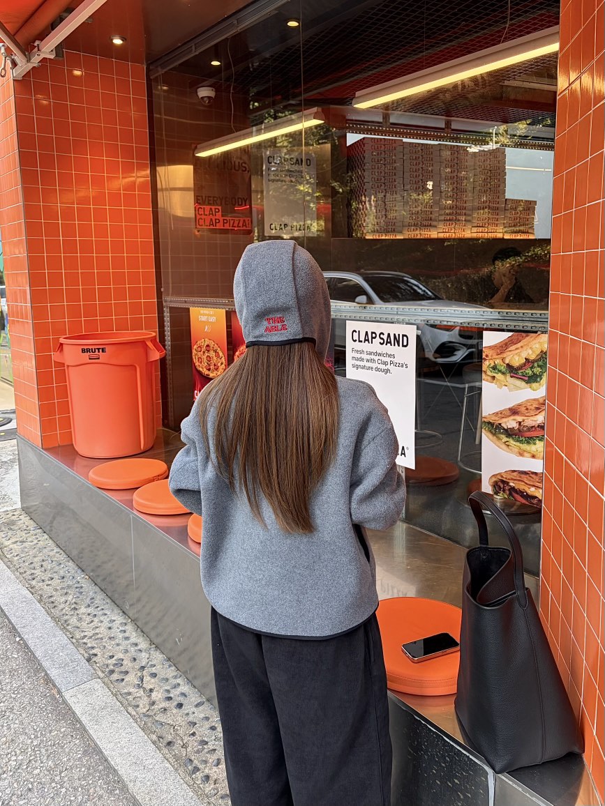 THE ABLE韓國直郵㊣女士新品推薦25秋冬休閑帽子連帽衫保暖THE ABLE/TA帽子