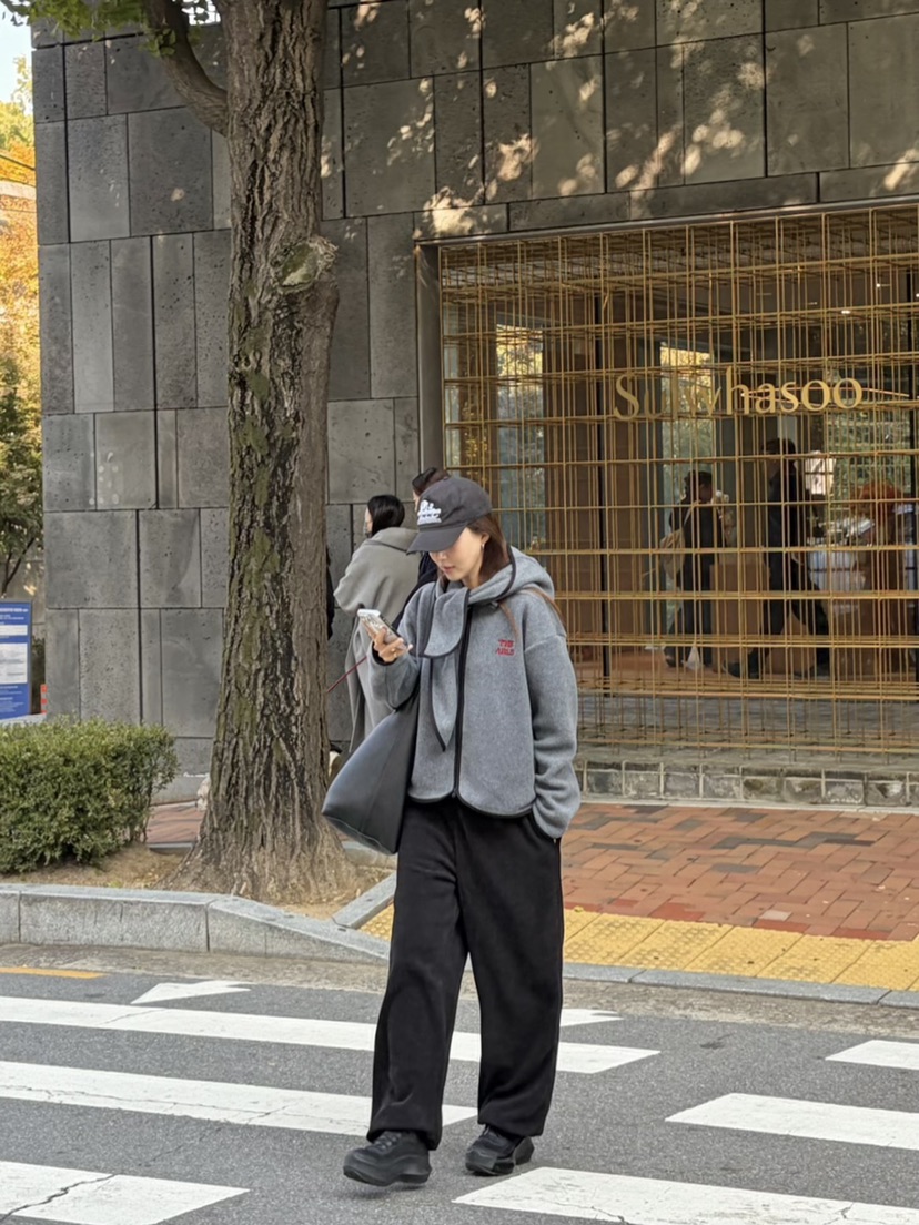 THE ABLE韓國直郵㊣女士新品推薦25秋冬休閑帽子連帽衫保暖THE ABLE/TA帽子