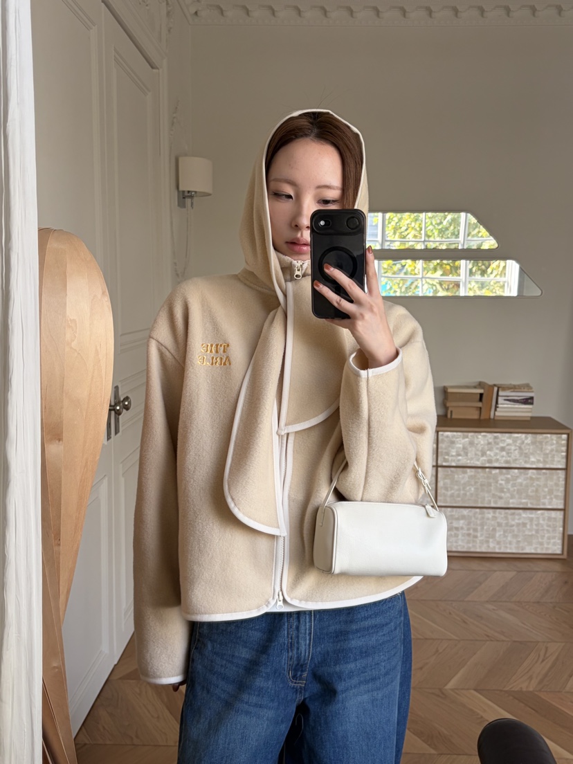 THE ABLE韓國直郵㊣女士新品推薦25秋冬休閑帽子連帽衫保暖THE ABLE/TA帽子