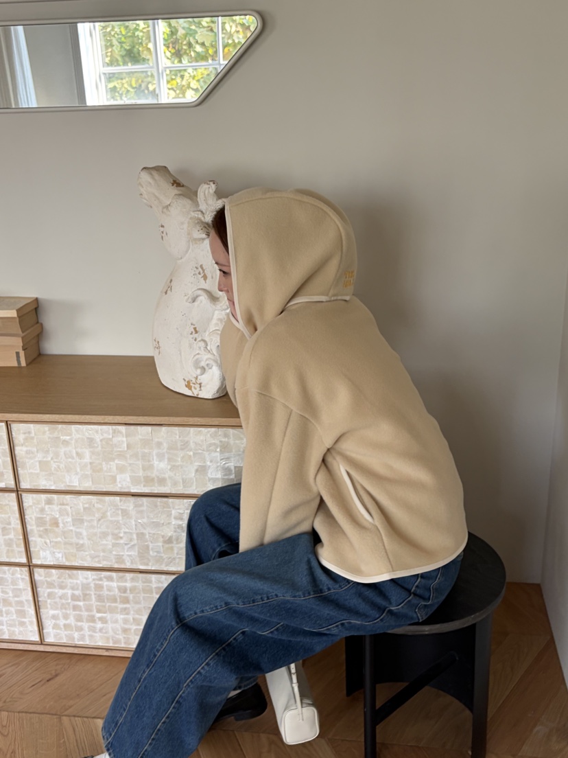 THE ABLE韓國直郵㊣女士新品推薦25秋冬休閑帽子連帽衫保暖THE ABLE/TA帽子