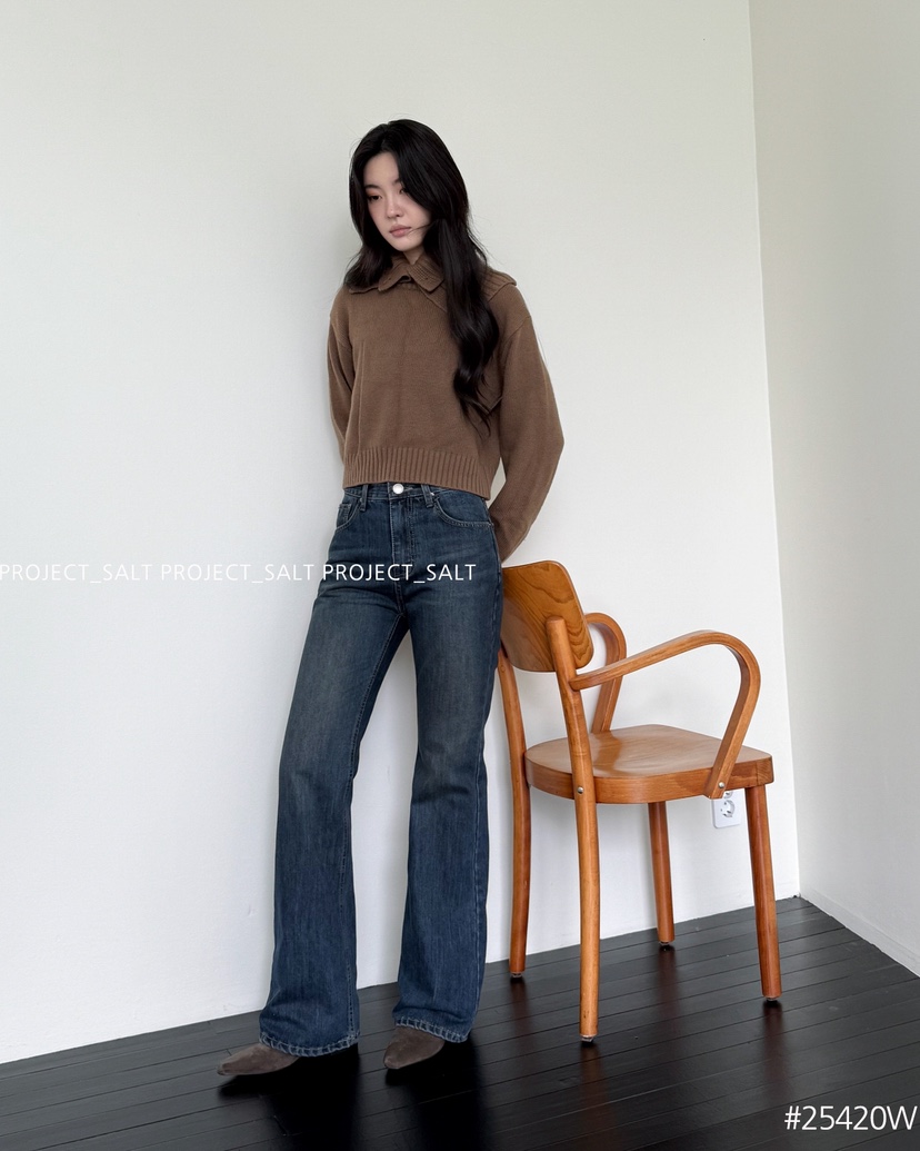 PROJECT SALT韓國代購㊣女士新款推薦牛仔褲PROJECTSALT牛仔褲