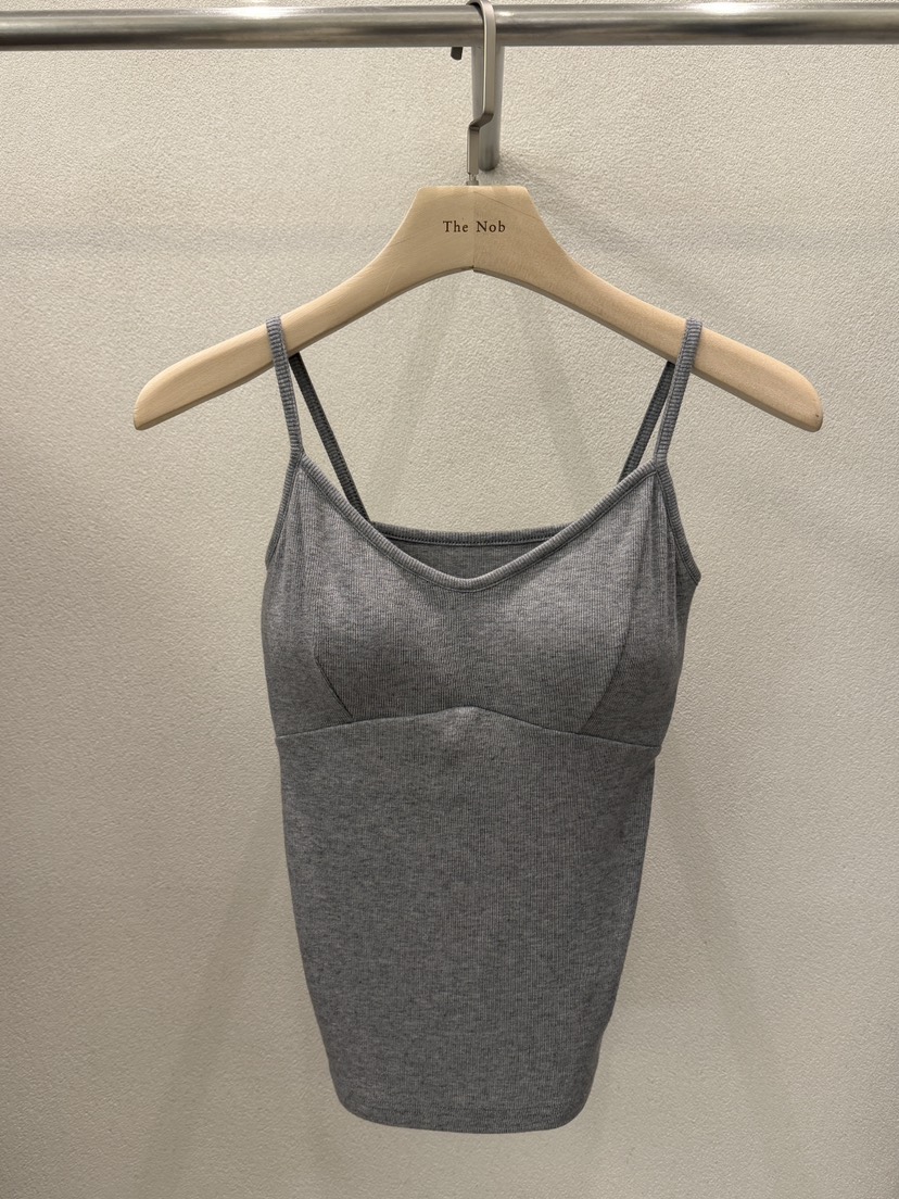 NOB東大門㊣代購女士新品時尚25秋冬推薦職業人氣熱賣吊帶背心NOB吊帶/背心圖色2