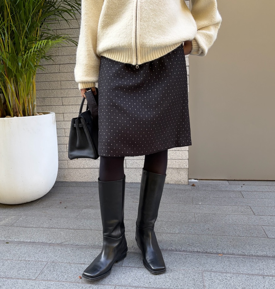 THE ABLE韓國代購㊣女裝新品休閑熱賣推薦半身裙中短裙條紋THE ABLE/TA半身裙/中短裙