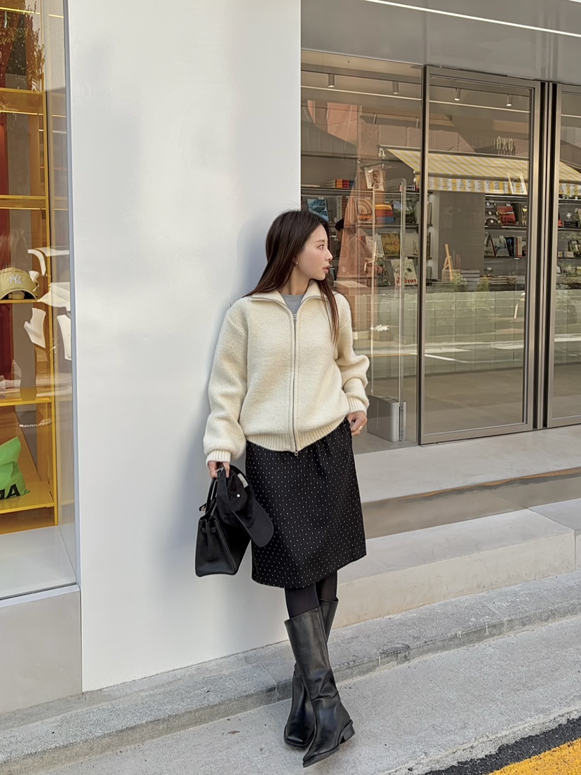 THE ABLE韓國代購㊣女裝新品休閑熱賣推薦半身裙中短裙條紋THE ABLE/TA半身裙/中短裙