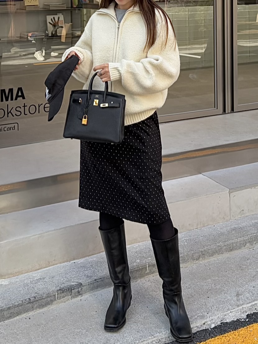 THE ABLE韓國代購㊣女裝新品休閑熱賣推薦半身裙中短裙條紋THE ABLE/TA半身裙/中短裙