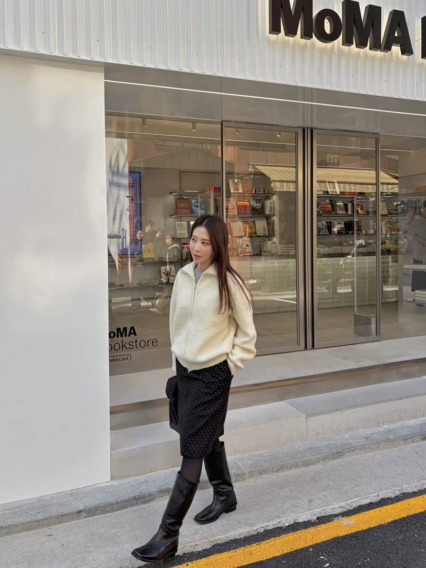 THE ABLE韓國代購㊣女裝新品休閑熱賣推薦半身裙中短裙條紋THE ABLE/TA半身裙/中短裙