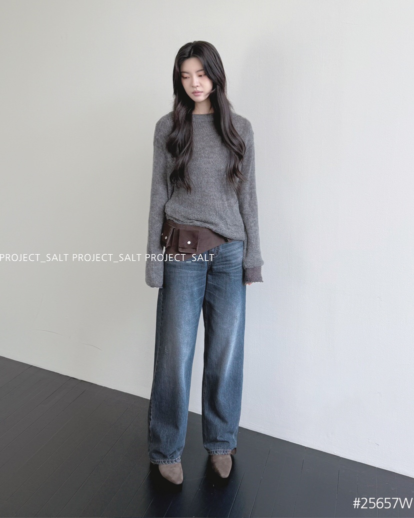 PROJECT SALT韓國直郵㊣女裝新款熱賣牛仔褲PROJECTSALT牛仔褲