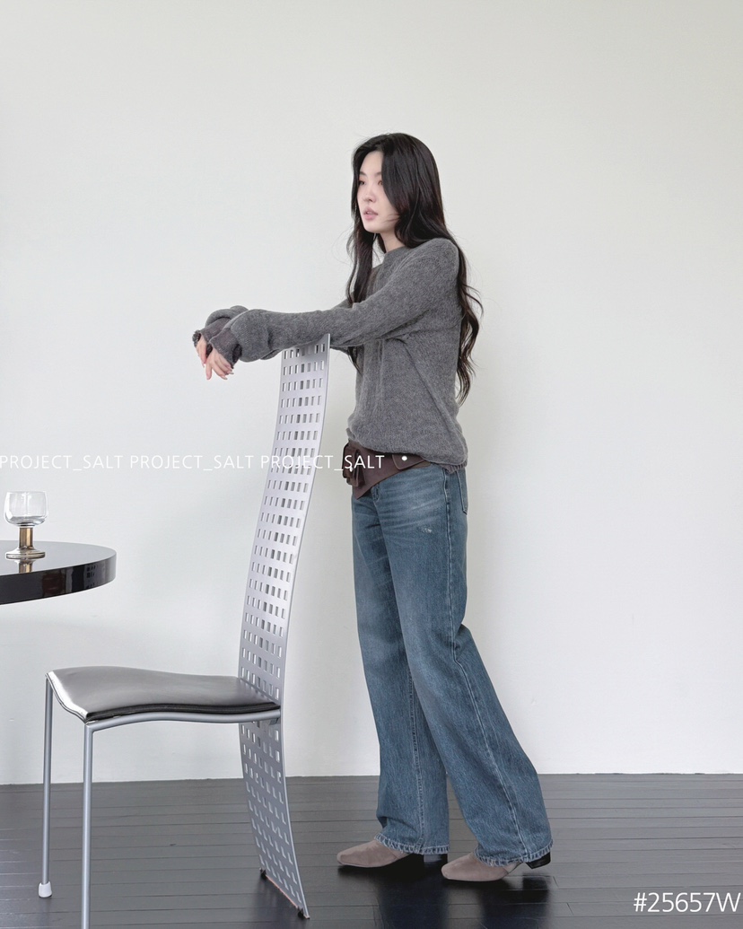 PROJECT SALT韓國直郵㊣女裝新款熱賣牛仔褲PROJECTSALT牛仔褲