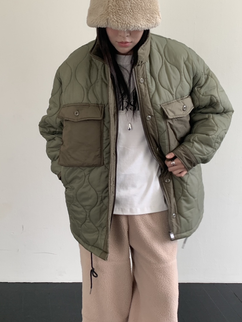 VAARA東大門㊣實拍女裝新品休閑熱賣25秋冬時尚短款棉服口袋VAARA短款棉服