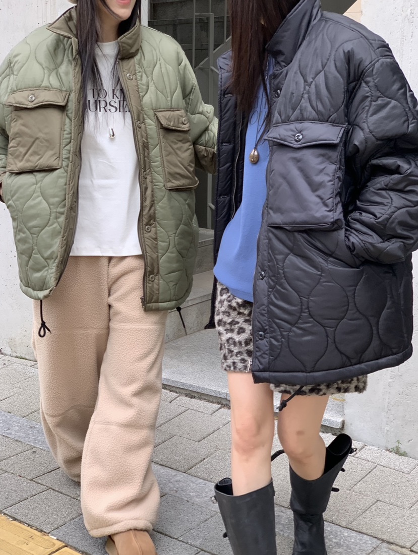 VAARA東大門㊣實拍女裝新品休閑熱賣25秋冬時尚短款棉服口袋VAARA短款棉服