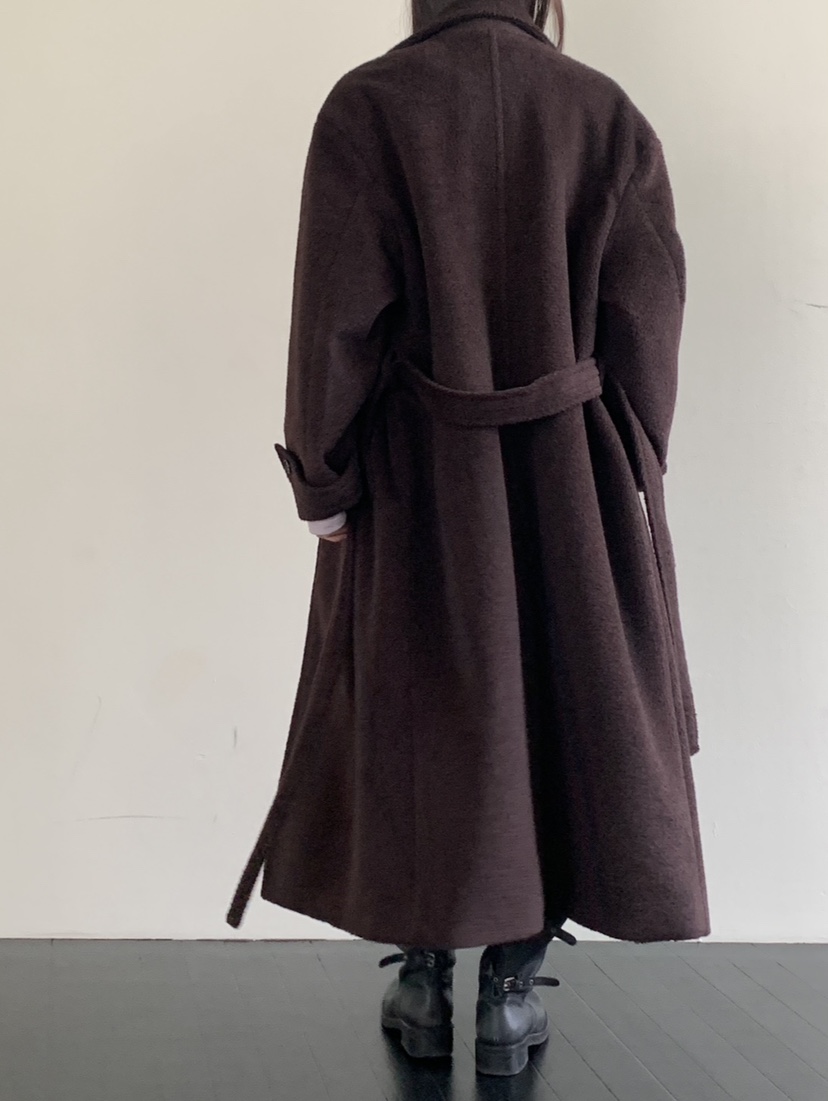 VAARA韓國代購㊣女士新款時尚推薦職業休閑人氣熱賣中長款大衣VAARA中長款大衣