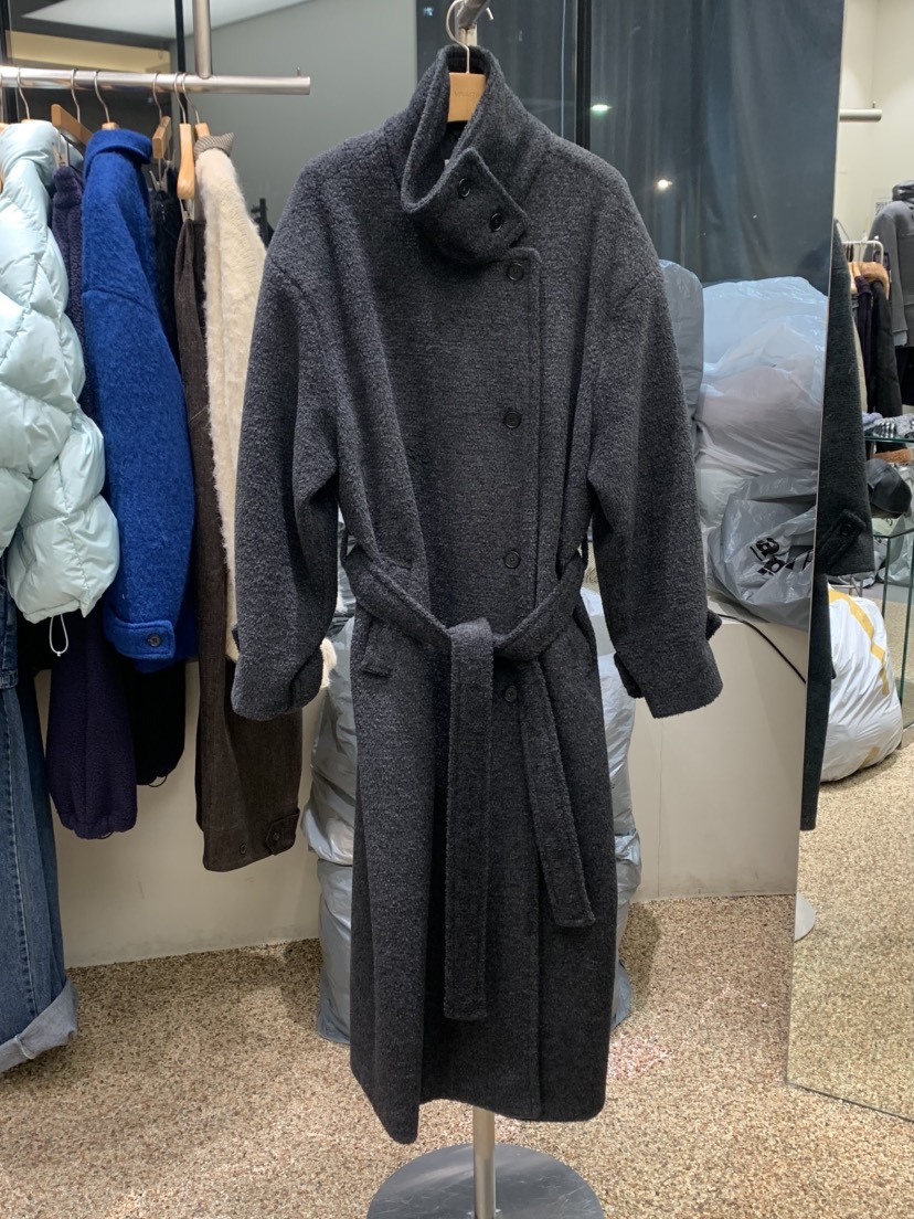 VAARA韓國代購㊣女士新款時尚推薦職業休閑人氣熱賣中長款大衣VAARA中長款大衣圖色2