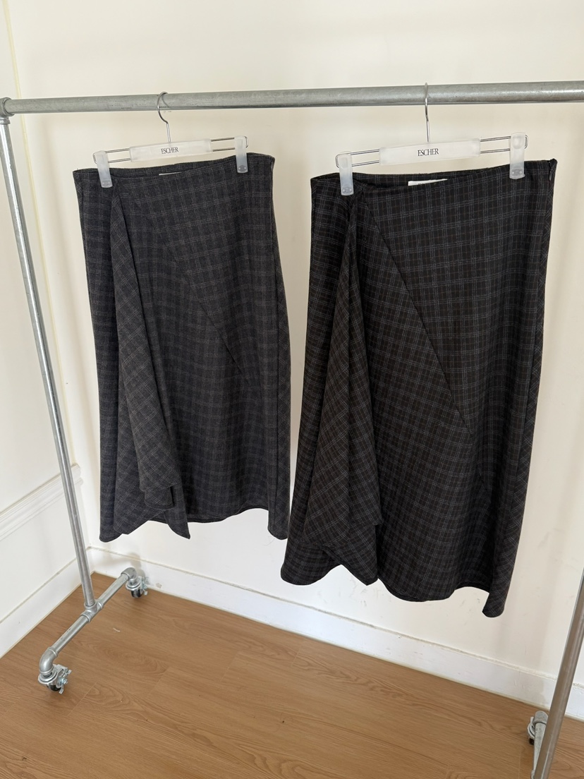 ESCHER東大門㊣實拍女裝新款職業25秋冬人氣推薦熱賣休閑長裙ESCHER長裙