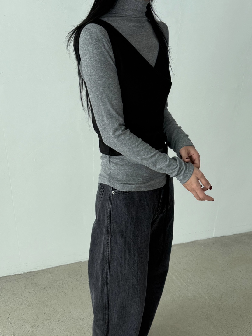 TAUPE韓國直郵㊣女裝新款時尚25秋冬職業人氣熱賣休閑長袖T恤TAUPE長袖T恤