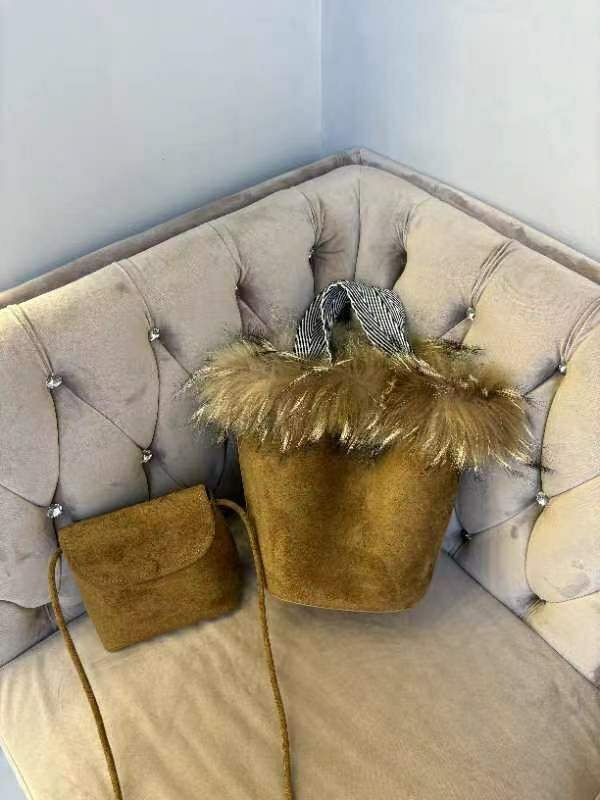 TROUVAILLE東大門㊣直郵女士新款推薦單肩斜跨包含小包麂皮TROUVAILLE單肩/斜跨包圖色2