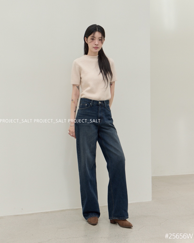 PROJECT SALT韓國直郵㊣女士新品職業牛仔褲PROJECTSALT牛仔褲